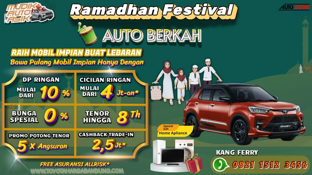 Promo Toyota Raize Bandung - Beli Toyota Raize Baru - Kredit Ringan Toyota Raize